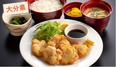 とり天定食