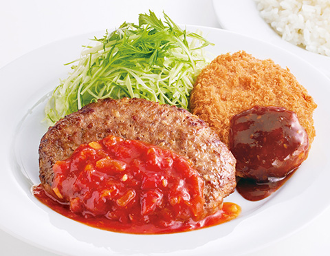 ハンバーグ＆ポテトコロッケ