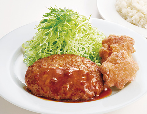 ハンバーグ＆唐揚げ